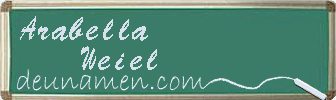 Arabella Weiel Visitenkarte